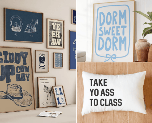 college decor! cover photo collage