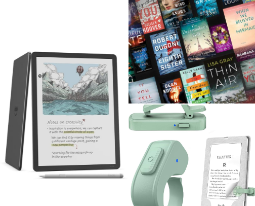 Bookish things cover photo collage