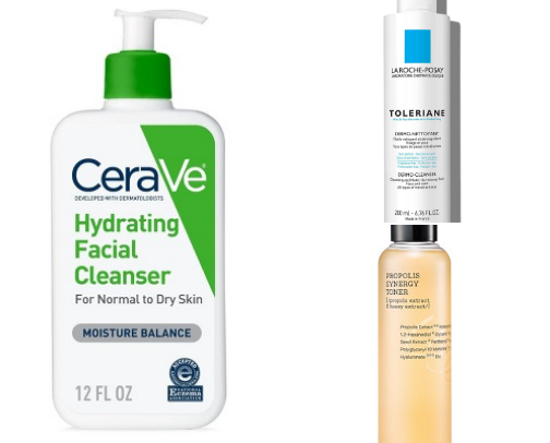 Winter Skincare Routine cover photo collage