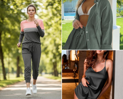Cozy & Chic Knit Lounge Sets Under $40 - Aesthetic Summer Loungewear cover photo collage