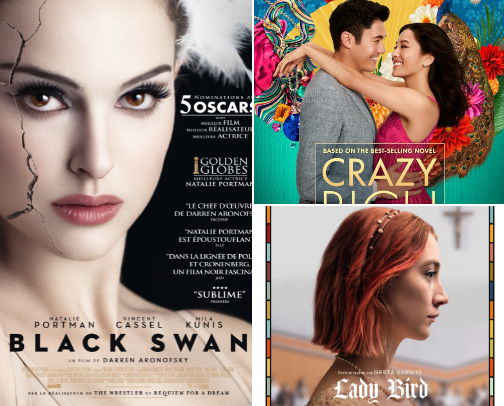 what to watch on the airplane (multiple genres) cover photo collage
