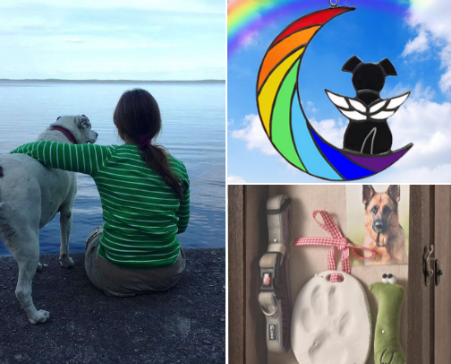 25 beautiful memorial ideas to honor your dog cover photo collage