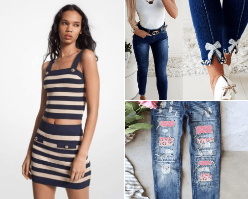 Clothes cover photo collage