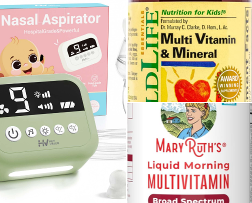 Kids Sick season must haves 🤧 🤒 🤍 cover photo collage