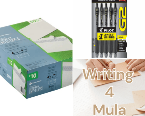 Writing Letters for side hustle cover photo collage