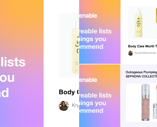 Bodycare cover photo collage