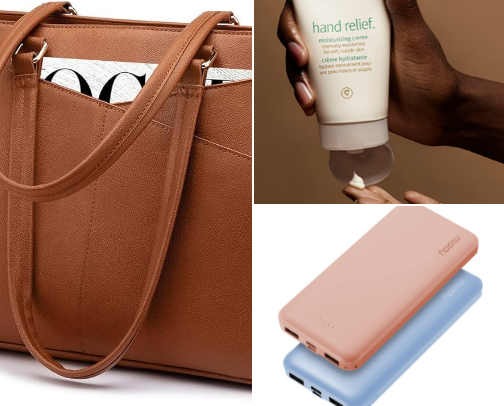 What’s in my work bag 👜 cover photo collage