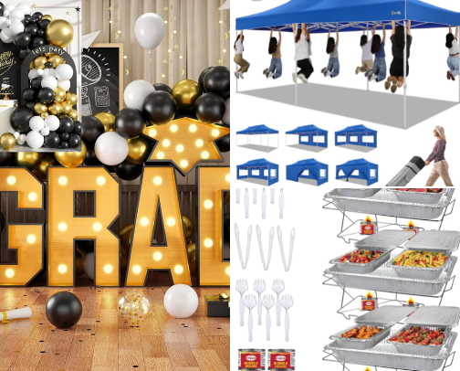 graduation party must haves- boy - High school cover photo collage