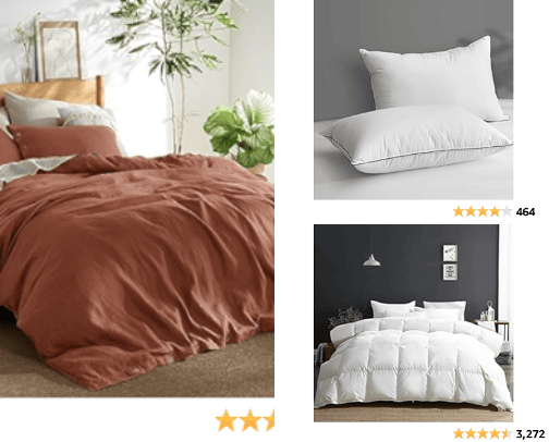 Holistic bedding cover photo collage