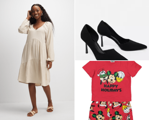 Clothing cover photo collage