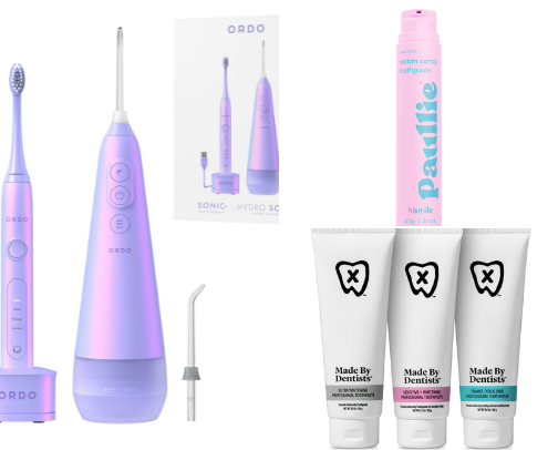 Dental care cover photo collage