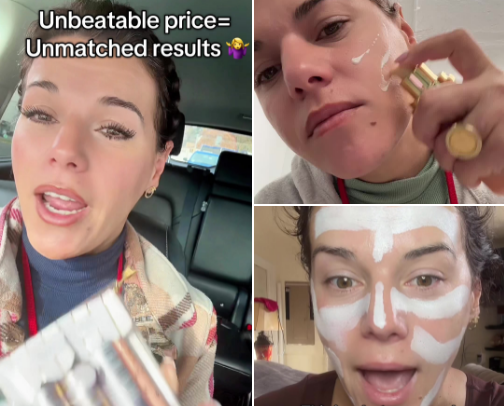 Make up products cover photo collage