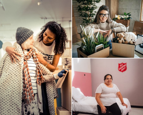 New Year Reset & Give Back cover photo collage