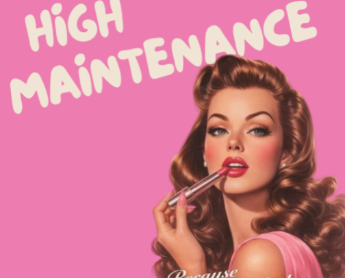 High Maintenance, Low Regret cover photo collage
