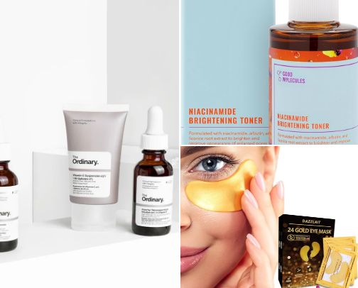 Favorite Skincare Products cover photo collage