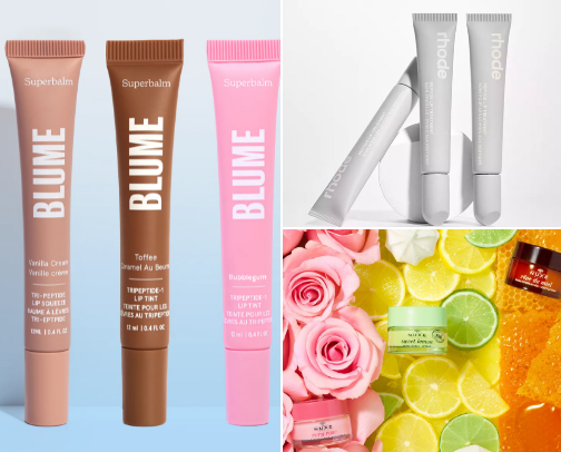 Lip balms that are ACTUALLY worth it😍 cover photo collage