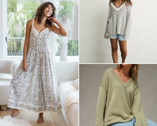 granola girl wardrobe! cover photo collage