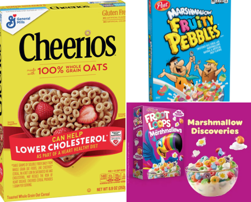 Fav Cereals cover photo collage
