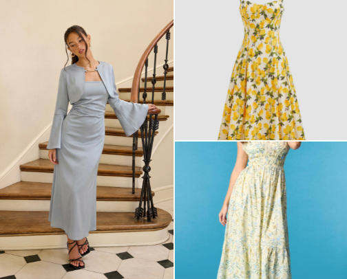 Spring and Summer women wear cover photo collage