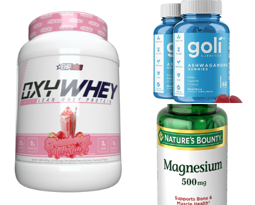 My gym essentials🏋️‍♀️ cover photo collage