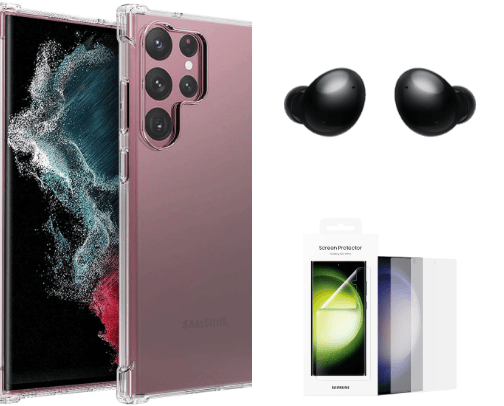 Mobile phones and accessories cover photo collage