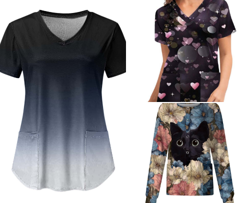 Nursing Scrubs Shop cover photo collage