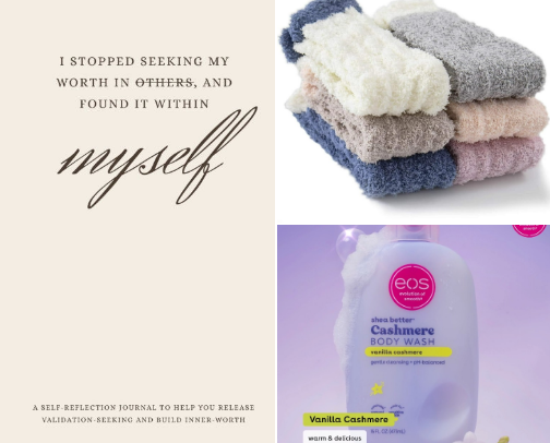 A Self-Worth Cozy Night &lt;3 cover photo collage