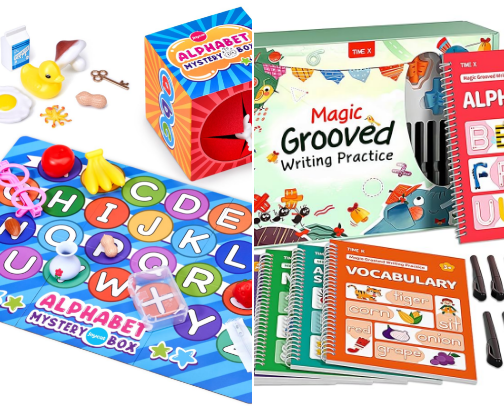 Kindergarten Learning for Curious Little Minds cover photo collage