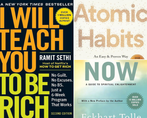 Self-Help Shortlist: Books That Actually Make a Difference cover photo collage