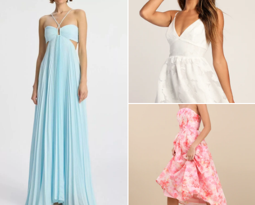 Great summer dresses, two pieces outfits for women👗 cover photo collage