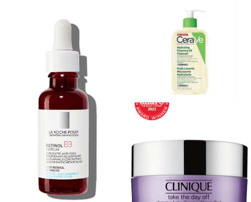 Skincare for girls cover photo collage