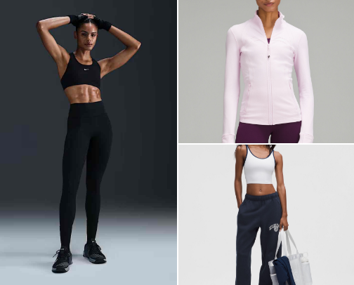 sport & outdoors |comfy essentials 🧘🏻‍♀️🏋🏻‍♀️ cover photo collage