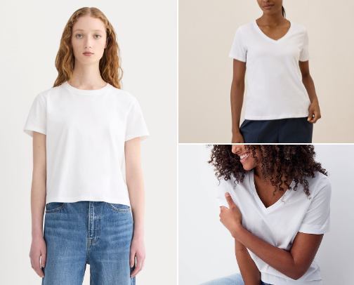 The Perfect White Tee: Classics I Finally Trust for a Capsule Wardrobe cover photo collage