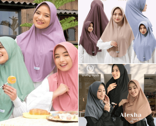 Aneka hijab Ngetrend cover photo collage