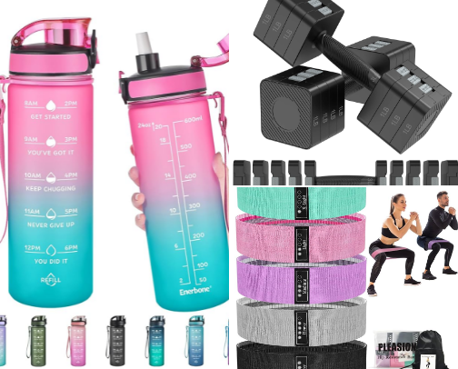 Start Strong At Home - Your No-Gym Workout Kit💪 cover photo collage