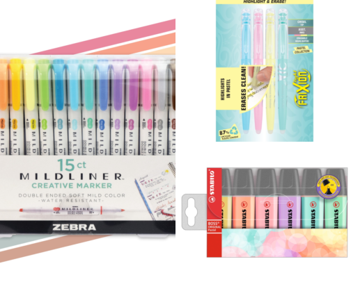 I Tried 12 Highlighters to Find Ones That Don't Bleed Through Pages cover photo collage