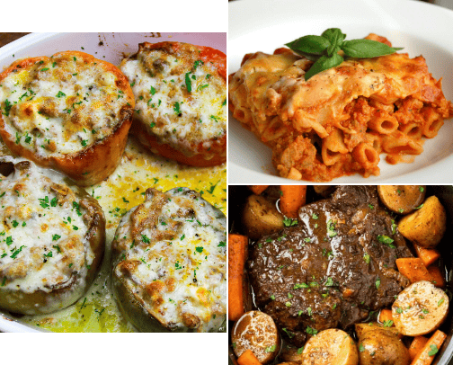 Quick Dinners cover photo collage