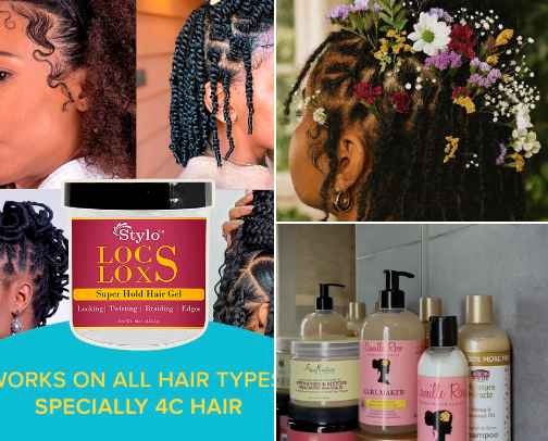 👩🏽‍🦱 Loc Care & Protective Hair Essentials cover photo collage