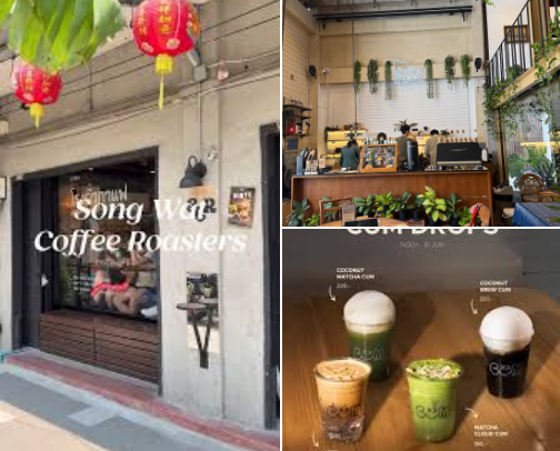 Best coffee shops in Bangkok cover photo collage
