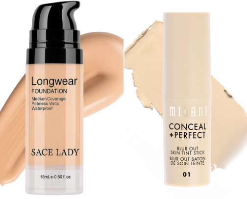 FULL COVERAGE WITH A FLAWLESS GLOW cover photo collage