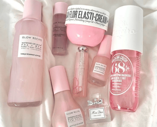 My makeup routine with acne prone skin cover photo collage