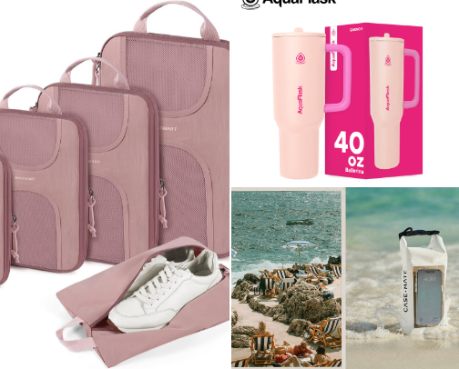 Travel Essentials I’d Never Leave Home Without cover photo collage