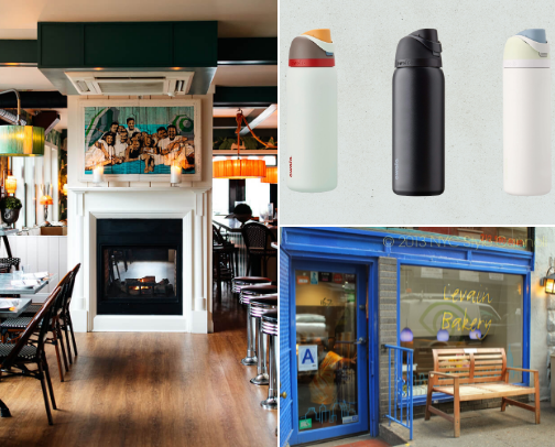 Bites & Artisan Picks  🥖🥗🍸☕️ cover photo collage