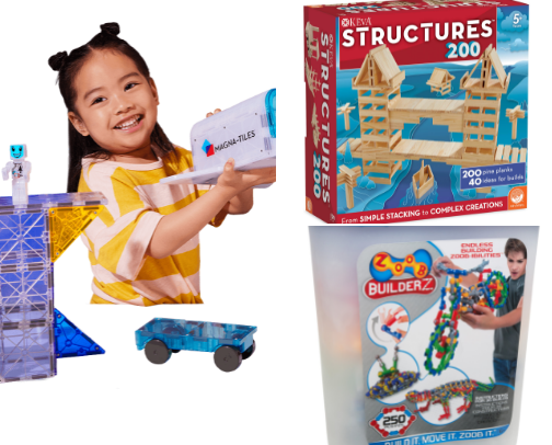 STEM toys for fine motor skills cover photo collage