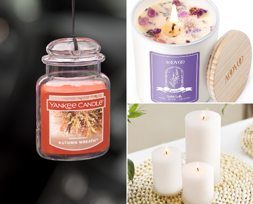 Candles, candles and candles! Cozy, cozy and cozy! cover photo collage