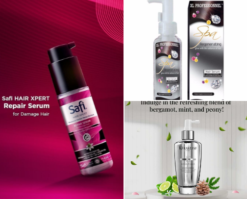 Best Serum for Your Healthy Hair cover photo collage