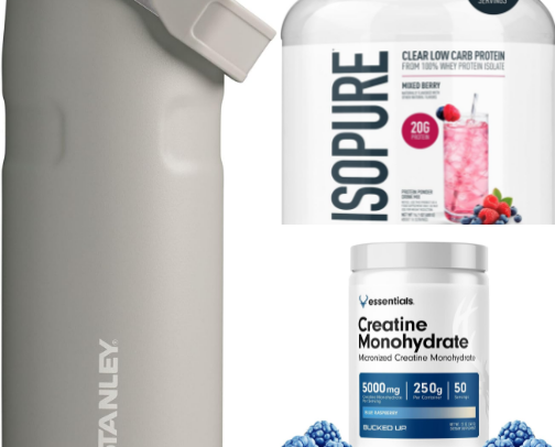 ✨ Beginner Gym Essentials for Baddies ✨ cover photo collage