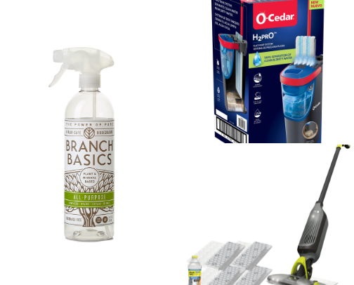 Favorite cleaning products cover photo collage