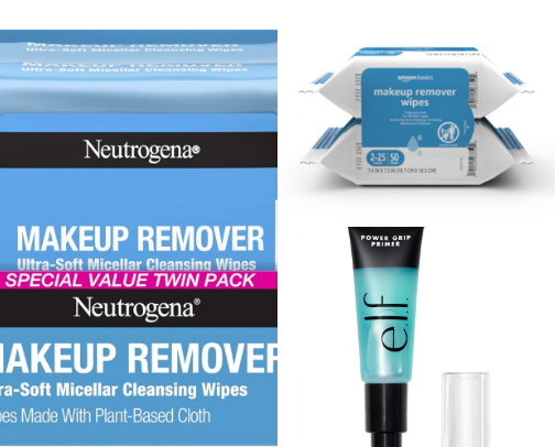 Beauty essentials cover photo collage