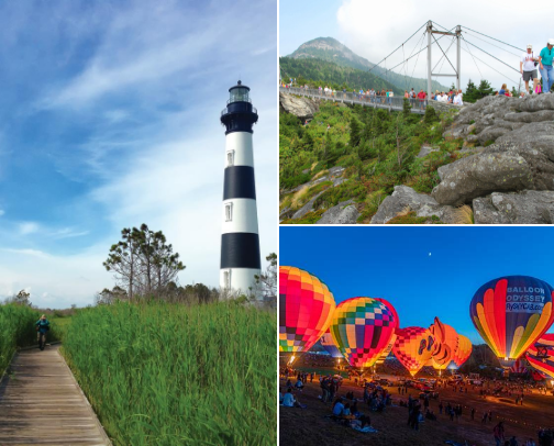North Carolina Faves cover photo collage
